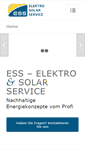 Mobile Screenshot of ess-solar.de